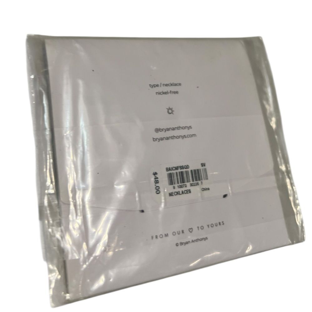 Bryan Anthonys “Squad” Necklace – Silver New in Package - Picture 4 of 4